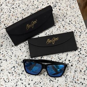 Maui Jim Black and Blue Sunglasses